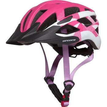Cyklistická přilba Juniorská cyklistická přilba Arcore CONTRA JR 50-54 Růžová, Bílá, Černá