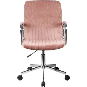 Jednací židle Čalouněná otočná židle TYLUNE - růžová