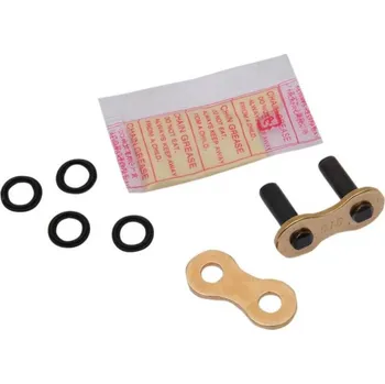 Železářství D.I.D Chain Závlačková spojka řetězu 520ATV2 ZJ zlatý/černý