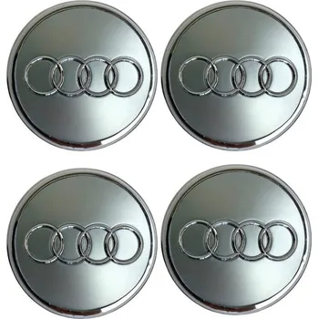 Tuning MJakes středové krytky kol 77 mm šedé pro vozy AUDI