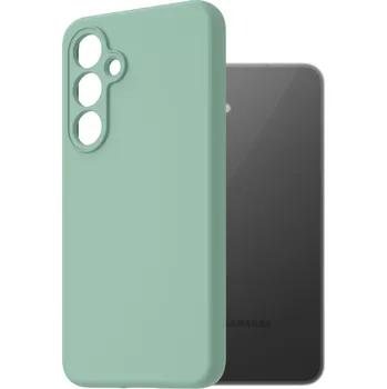 Pouzdro na mobilní telefon AlzaGuard Premium Silicone Case pro Samsung Galaxy S24 FE světle zelený
