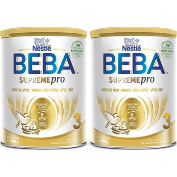 Kojenecká výživa BEBA SUPREMEpro 3, 6 HMO, mléko pro malé děti, 2× 800 g