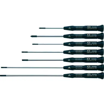 Sada nářadí C.K sada šroubováků, plochý, křížový PH, 7dílná, T4883XESD