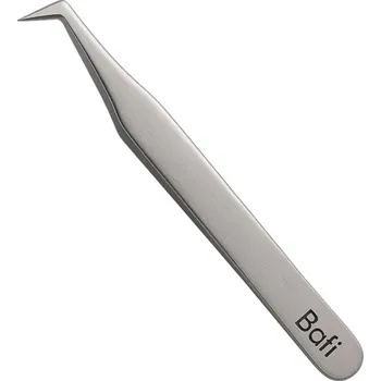 Kosmetická pinzeta BAFI Profesionální pinzeta na řasy PROFI 14 - L, zakřivená