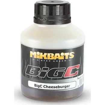 Nástraha Mikbaits BiG Booster BigC Cheeseburger 250ml