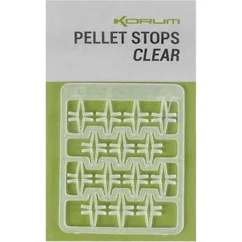 KORUM Zarážka Pellet Stops Clear 2 ks