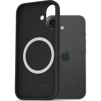Pouzdro na mobilní telefon AlzaGuard Silicone Case Compatible with Magsafe pro iPhone 16 černý