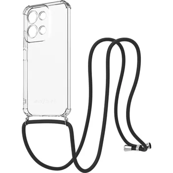 Pouzdro na mobilní telefon AlzaGuard Luxe Lanyard Case pro Xiaomi Redmi 15C černý