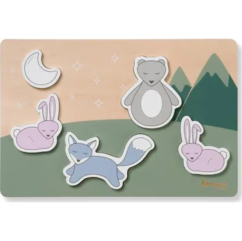 Puzzle Dřevěné puzzle - Les