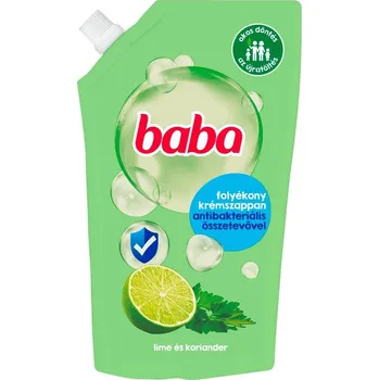 Péče o ruce BABA Antibacterial Liquid Soap Refill Lime 500 ml