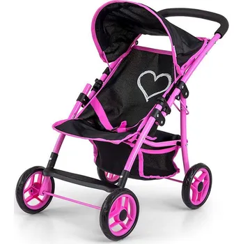 Panenka Milly Mally Dětský sportovní kočárek pro panenky Natalie Prestige Black