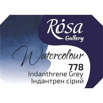 Vodová barva Rosa 343778 Akvarelová barva 778 Indanthrene Grey 2,5 ml 1 ks