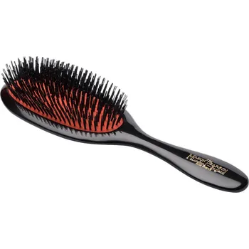 kartáč na vlasy Mason Pearson Handy Boar Bristle Hairbrush B3 kartáč s kančími štětinami proti krepatění vlasů 1 ks, Černá