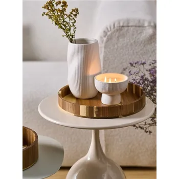 Sinsay - Dřevěný dekorativní tác - béžová - 157IA-08X - 157IA-08X-ONE