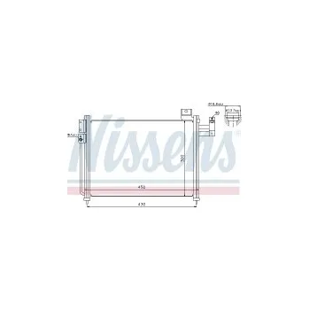 Auto-moto Chladič klimatizace NISSENS 94766