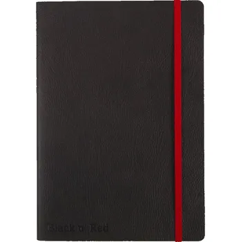 OXFORD Black n´ Red Journal A5, 72 listů, linkovaný, ohebné desky