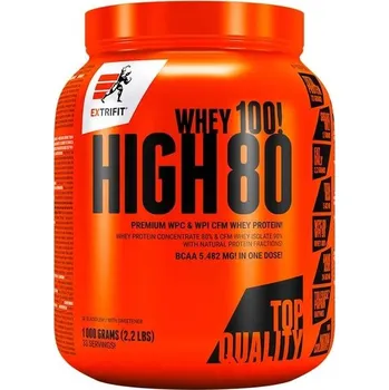 Protein Extrifit High Whey 80, 1000g, strawberry