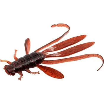 Nástraha Delphin Nymfa Manya UVs, 10,5 cm, Brick, 2 × 5 ks