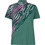 Dámský cyklistický dres CMP WOMAN T-SHIRT FREE BIKE 42 Tmavě zelená