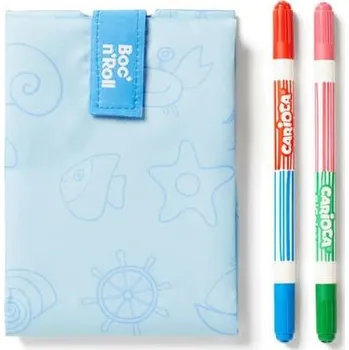 Svačinový box Roll´eat Boc'n'Roll obal na svačinu - Paint sea