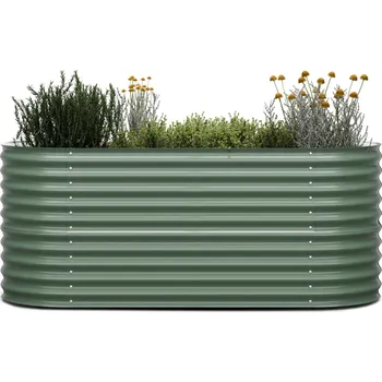 Rondabox 200x100x80 cm Vyvýšený záhon Zelený (10046035)