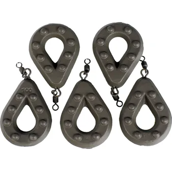 Suretti Olovo Tear s očkem a obratlíkem 100g Barvené 5ks