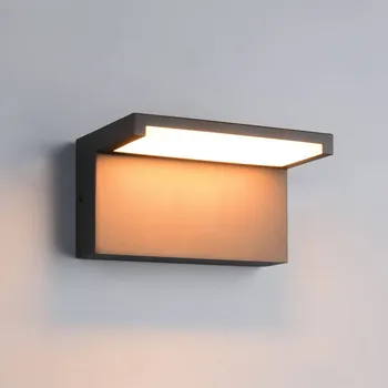 Venkovní osvětlení Trio Lighting LED venkovní nástěnné svítidlo Ravi, antracitová, šířka 18 cm, kov, IP65 1 x 13 W LED - Doprava zdarma