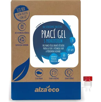 Prací prostředek AlzaEco na sportovní oblečení s probiotikem 3 l (60 praní)