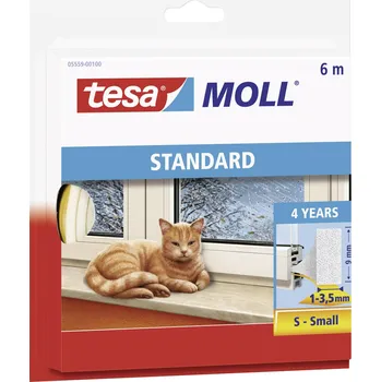 Izolační páska tesa STANDARD 05559-00101-00 těsnicí páska tesaMOLL® hnědá (d x š) 6 m x 9 mm 1 ks