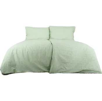 Povlečení B.E.S. - Petrovice Povlečení krep 140 × 200 cm top class - Green flowers