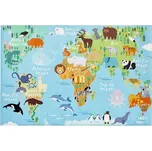 Dětský koberec Torino Kids World map 80 x 120 cm