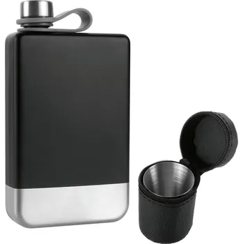 Kempingové nádobí Schwarzwolf Tahat sada likérky, kalíšků a nálevky