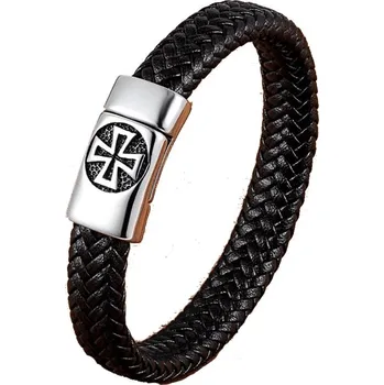 Náramek Predator Q1 Birchwood – pánské náramky, červená, kříž