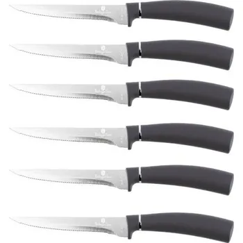 Kuchyňský nůž BERLINGERHAUS Sada steakových nožů Carbon PRO Line 6 ks