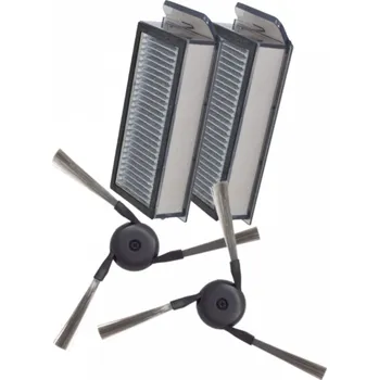 Sada příslušenství pro robotický vysavač Kartáčky, HEPA filtry pro vysavač XIAOMI DreameBot Bot X50S Pro Ultra sada 2+2ks