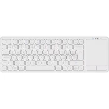 Klávesnice Eternico K200S Wireless Touchpad bílá - CZ/SK