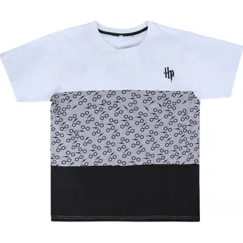 Pánské tričko Harry Potter - tričko, bílo - černé M