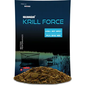 Haldorádó Vnadící směs Krill Force PVA Bag Mix 600 g Krill Hot Spicy