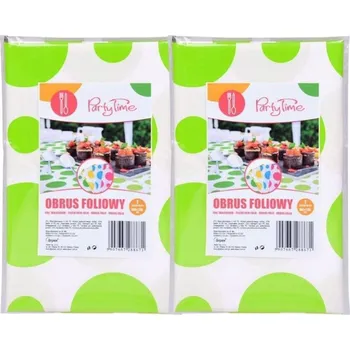 ubrus ARPEX Ubrus foliový puntík 100 × 130 cm, 2 ks, zelený