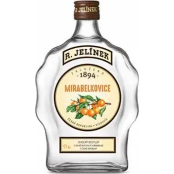 Pálenka Rudolf Jelínek Mirabelkovice 0,5 l 42 % vol.