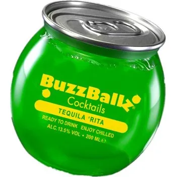 Míchaný nápoj BuzzBallz Cocktails Tequila Rita 0,2 l 13,5 %