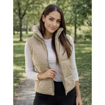 Dámská vesta Sportovní dámská vesta latté, VELIKOST UNI ( XS, S, M )