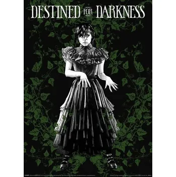 Plakát Netflix Wednesday: Wearing Black And Goth 38 × 52 cm