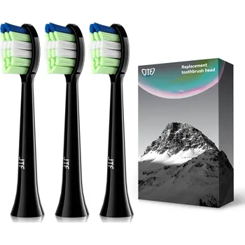 Náhradní hlavice k elektrickému kartáčku JTF P200 Black 3 ks