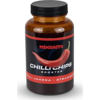 Nástraha Mikbaits Booster Chilli Chilli Jahoda 250 ml