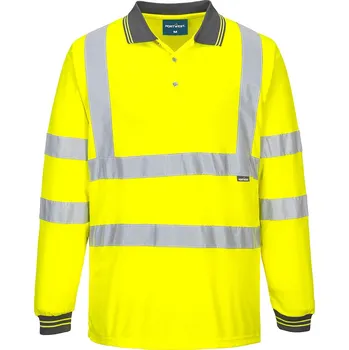 Pracovní obuv Výstražné polo tričko s dlouhým rukávem Portwest ES277 YER vel. 5XL