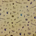 BE NICE Dárkový balící papír, přírodní - hnědý, velký, 3 archy