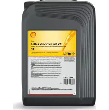 Hydraulický olej Shell Tellus Zinc Free S3 VX 46 20L