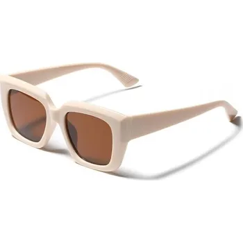 Sluneční brýle VeyRey Sluneční brýle hranaté Solbrit hnědé