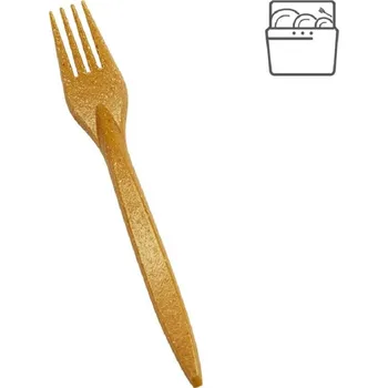 Příbor Bittner Vidlička EKO kompozit dřevo/plast (WPC), 100 ks